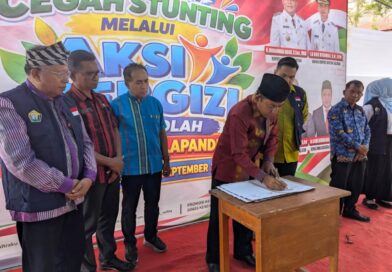 Aksi Bergizi di SMA Negeri 1 Lapandewa Sasar Pencegahan Anemia Remaja, Lima Siswi Minum TTD Serentak Cegah Anemia