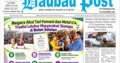 Koran Online Baubau Post Edisi 29 September 2026
