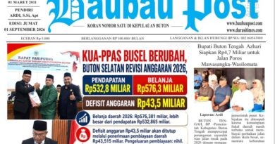 Koran Online Baubau Post Edisi 04 September 2026