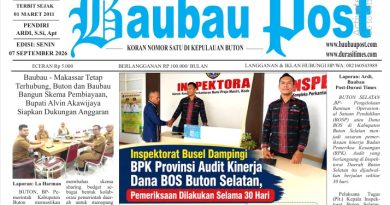 Koran Online Baubau Post Edisi 07 September 2026