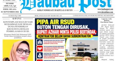 Koran Online Baubau Post Edisi 01 September 2026