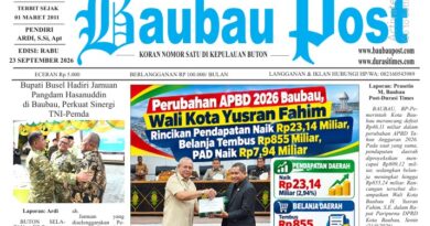 Koran Online Baubau Post Edisi 23 September 2026