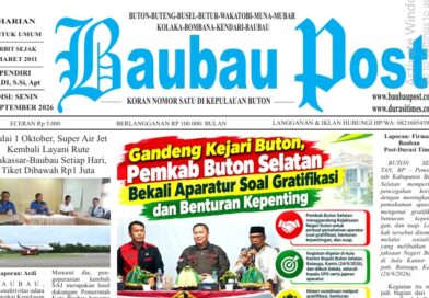 Koran Online Baubau Post Edisi 28 September 2026