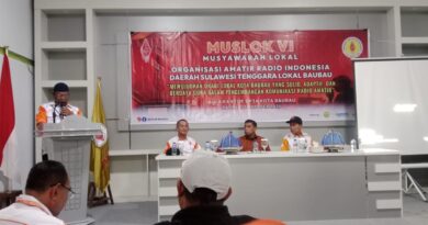 Dr Moh Tasdik Wakili Wali Kota Baubau Buka Muslok IV ORARI, Pemkot Minta ORARI Adaptif Hadapi Perkembangan Teknologi Komunikasi Kebencanaan