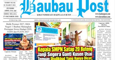 Epaper Koran Harian Baubau Post Edisi 22 Oktober 2026