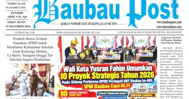 Koran Online Baubau Post Edisi 19 Oktober 2026