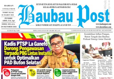 Koran Online Baubau Post Edisi 20 Oktober 2026