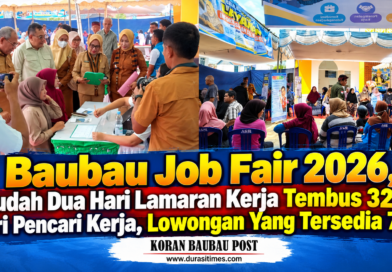 Baubau Job Fair 2026, Sudah Dua Hari Lamaran Kerja Tembus 325 dari Pencari Kerja, Lowongan Yang Tersedia 737 Baubau Job Fair 2026, Sudah Dua Hari Lamaran Kerja Tembus 325 dari Pencari Kerja, Lowongan Yang Tersedia 737