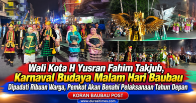 Wali Kota H Yusran Fahim Takjub, Karnaval Budaya Malam Hari Baubau Dipadati Ribuan Warga, Pemkot Benahi Pelaksanaan Tahun Depan