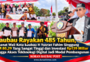 Baubau Rayakan 485 Tahun, Amanat Wali Kota Baubau H Yusran Fahim Singgung IPM 80,29 Yang Sangat Tinggi dan Investasi Rp139 Miliar Hingga Akses Tekhnologi Digital Jadi Modal Pembangunan