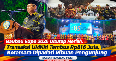 Baubau Expo 2026 Ditutup Meriah, Transaksi UMKM Tembus Rp816 Juta, Kotamara Dipadati Ribuan Pengunjung
