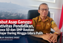 Kabut Asap Ganggu Aktivitas Pendidikan, Siswa SD dan SMP Baubau Belajar Daring Hingga Udara Pulih